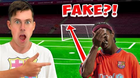 ronaldinho crossbar nike ad fake|ronaldinho crossbar scam.